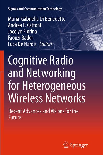 Produktbild: Cognitive Radio and Networking for Heterogeneous Wireless Networks