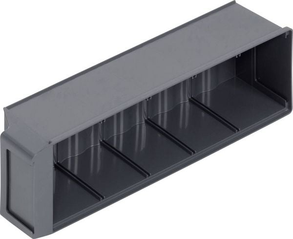 Produktbild: Alutec 66027 Sichtlagerkasten (L x B x H) 300 x 91 x 81mm Dunkelgrau 1St.