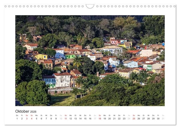 Produktbild: Brasilien 2026 Bahia - die Wiege Brasiliens (Wandkalender 2026 DIN A3 quer), CALVENDO Monatskalender