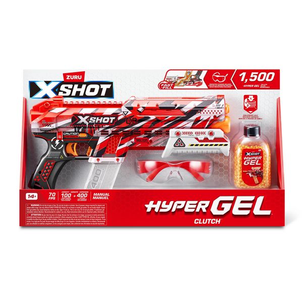 Produktbild: XSHOT - Hyper Gel Clutch Blaster mit Gel-Kugeln