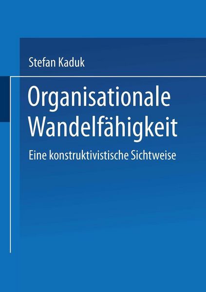Produktbild: Organisationale Wandelf&auml;higkeit