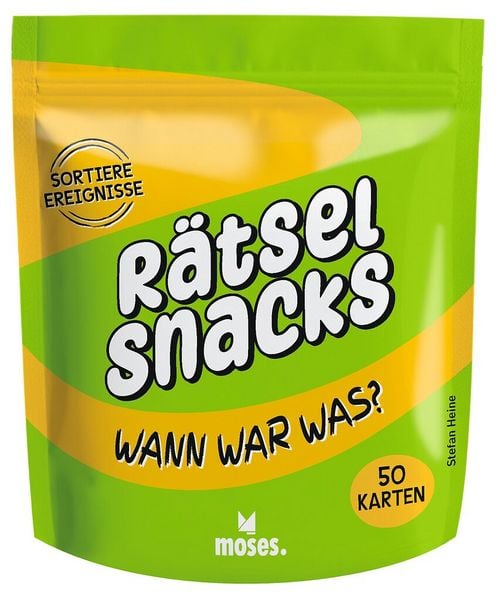 Produktbild: R&auml;tsel Snacks Wann war was?