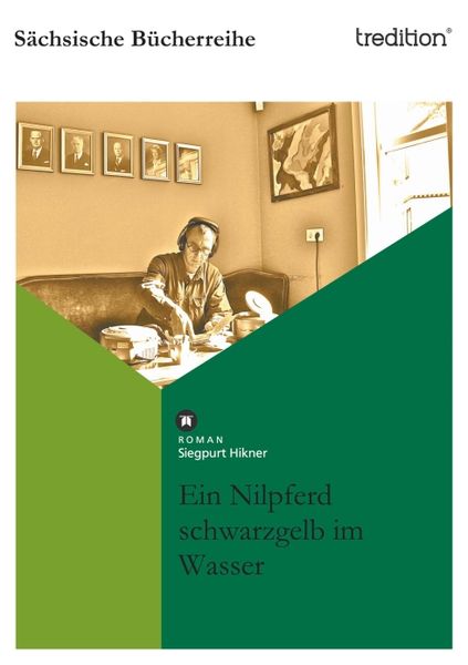 Produktbild: Ein Nilpferd schwarzgelb im Wasser