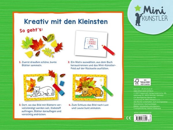 Produktbild: Mein erstes Bl&auml;tter-Bastelbuch