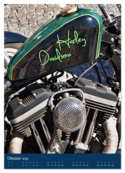 Produktbild: Mein Motorradkalender (Wandkalender 2026 DIN A3 hoch), CALVENDO Monatskalender