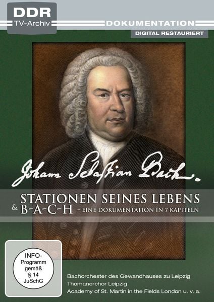 Produktbild: Johann Sebastian Bach - Stationen seines Lebens / b-a-c-h - Eine Dokumentation in 7 Kapiteln