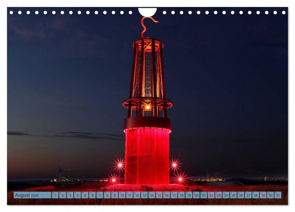 Produktbild: RUHRPOTT LICHTER (Wandkalender 2026 DIN A4 quer), CALVENDO Monatskalender