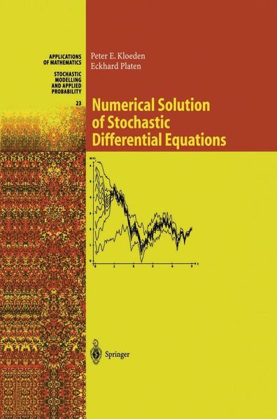 Produktbild: Numerical Solution of Stochastic Differential Equations