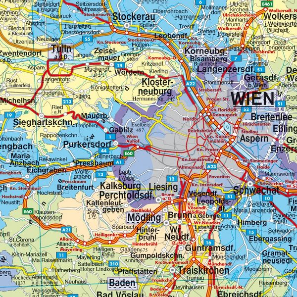 Produktbild: Freytag & berndt Poster &Ouml;sterreich Verwaltung 1:500.000