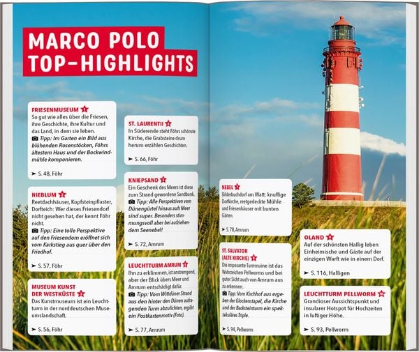 Produktbild: MARCO POLO Reisef&uuml;hrer F&ouml;hr, Amrum, Pellworm, Nordstrand, Halligen