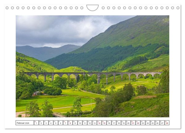Produktbild: Schottland - eine Rundreise (Wandkalender 2026 DIN A4 quer), CALVENDO Monatskalender