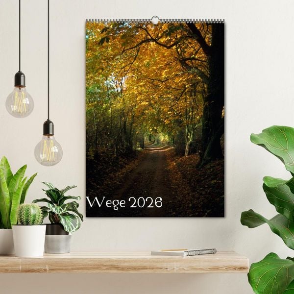 Produktbild: Wege 2026 (Wandkalender 2026 DIN A2 hoch), CALVENDO Monatskalender