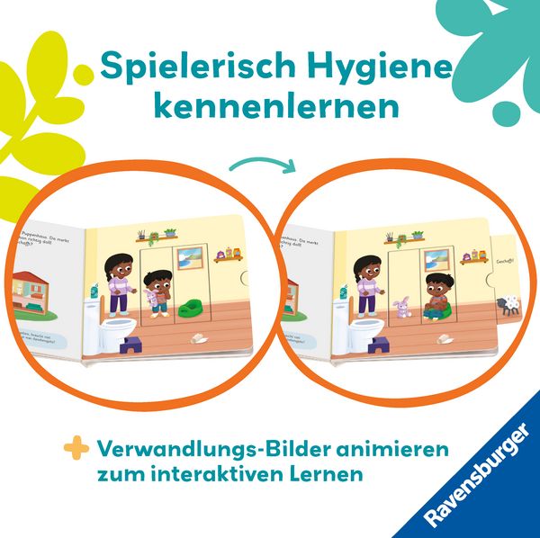 Produktbild: Play+ Mein erstes Schiebebuch Baden, waschen, Zähne putzen - ab 18 Monate