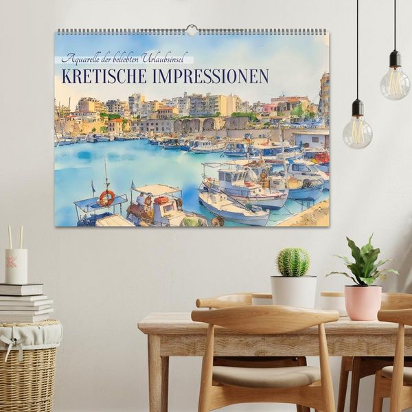 Produktbild: Kretische Impressionen (Wandkalender 2026 DIN A2 quer), CALVENDO Monatskalender