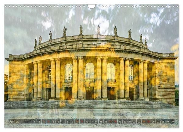 Produktbild: Experimentelle Fotografie - Schl&ouml;sser und Parks in Stuttgart (Wandkalender 2027 DIN A3 quer), CALVENDO Monatskalender