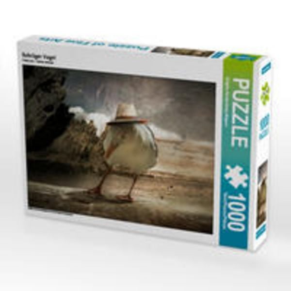 CALVENDO Puzzle Schräger Vogel | 1000 Teile Lege-Größe 64x48cm Foto-Puzzle für glückliche Stunden