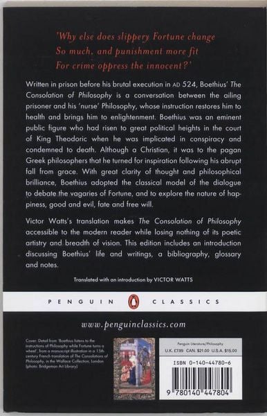 Produktbild: The Consolation of Philosophy