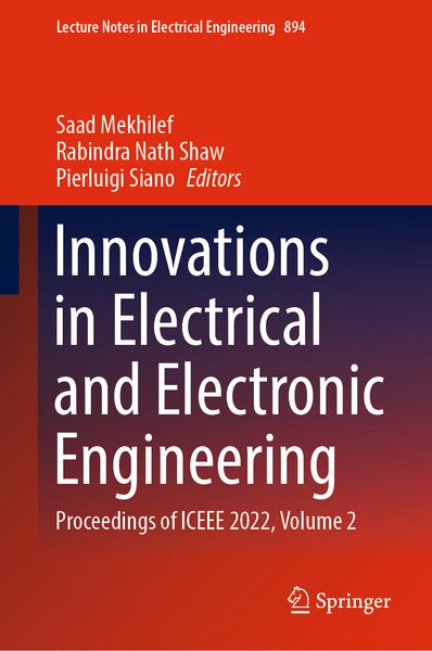 Produktbild: Innovations in Electrical and Electronic Engineering
