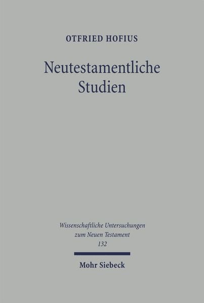 Produktbild: Neutestamentliche Studien