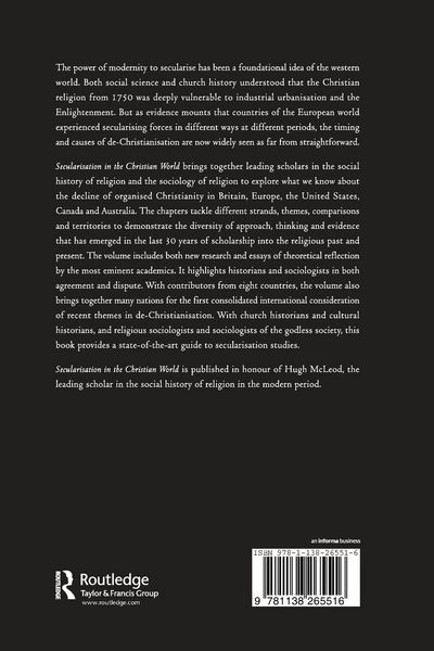 Produktbild: Secularisation in the Christian World