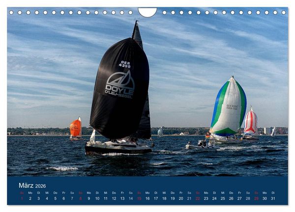Produktbild: Segelregatta (Wandkalender 2026 DIN A4 quer), CALVENDO Monatskalender