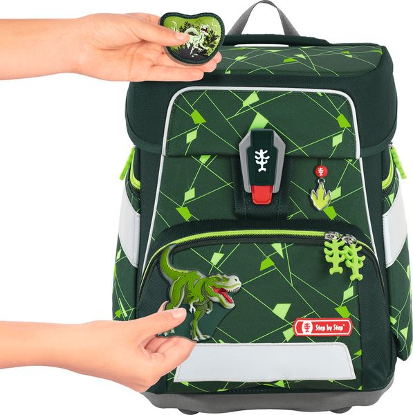 Produktbild: STEP BY STEP&reg; Schulrucksack-Set Space Shine 5teilig Special Edition, Dino Night Tyro