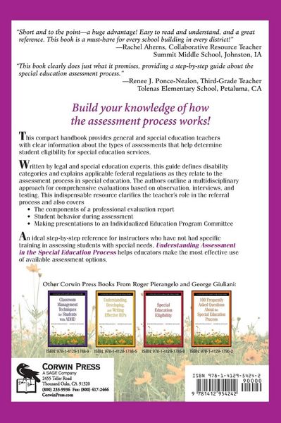 Produktbild: Understanding Assessment in the Special Education Process