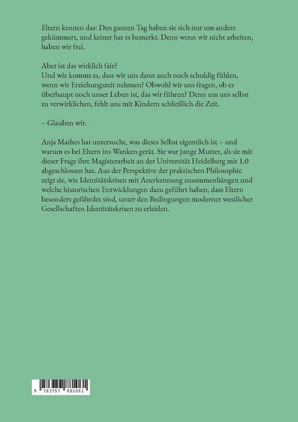 Produktbild: Eltern zwischen Selbstsein und Entfremdung