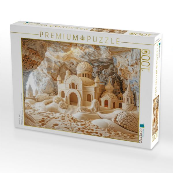 Produktbild: CALVENDO Puzzle Skulptur aus Sand | 1000 Teile Lege-Gr&ouml;&szlig;e 64x48cm Foto-Puzzle f&uuml;r gl&uuml;ckliche Stunden