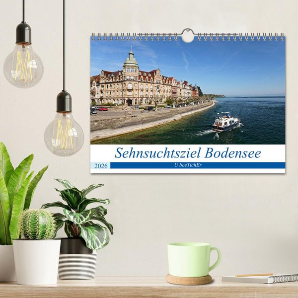 Produktbild: Sehnsuchtsziel Bodensee (Wandkalender 2026 DIN A4 quer), CALVENDO Monatskalender