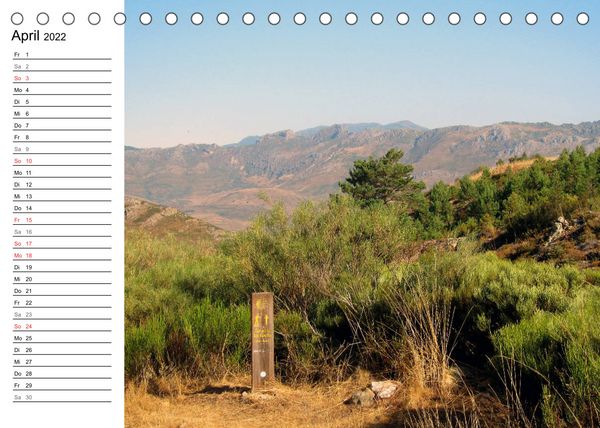 Produktbild: Jakobsweg - Camino San Salvador (Tischkalender 2022 DIN A5 quer)