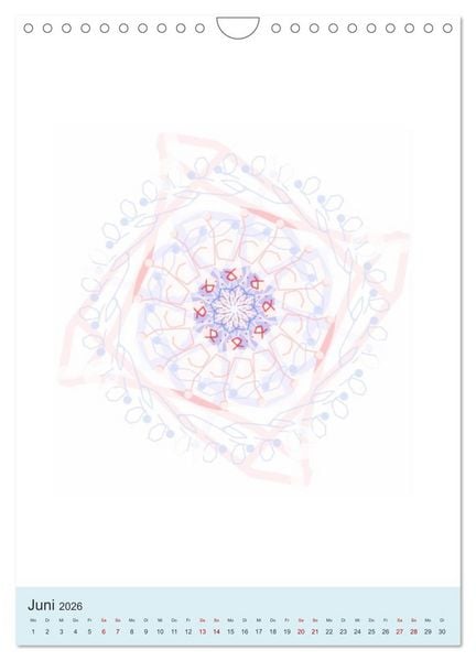 Produktbild: Transluzent-Mandalas (Wandkalender 2026 DIN A4 hoch), CALVENDO Monatskalender