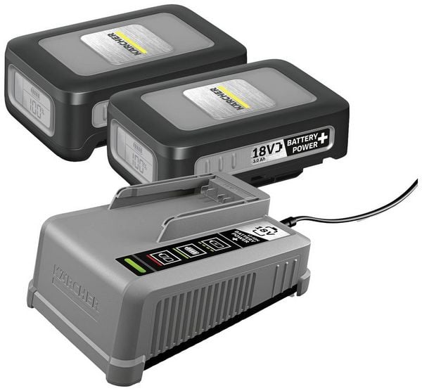 Produktbild: K&auml;rcher Professional 2.445-072.0 Starter Kit Battery Power+ 18/30 Werkzeug-Akku und Ladeger&auml;t 18 V 3 Ah Li-Ion