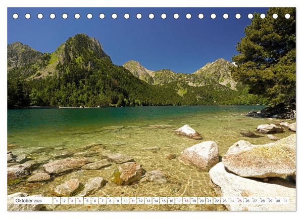 Produktbild: Spanien - die Pyren&auml;en (Tischkalender 2026 DIN A5 quer), CALVENDO Monatskalender