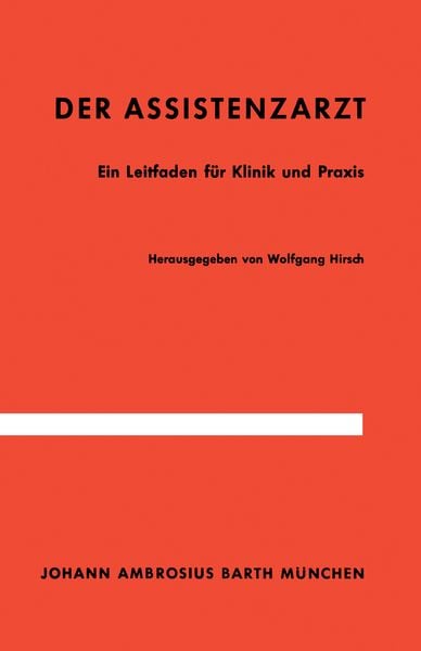 Produktbild: Der Assistenzarzt