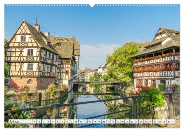 Produktbild: Romantisches Stra&szlig;burg (Wandkalender 2026 DIN A2 quer), CALVENDO Monatskalender