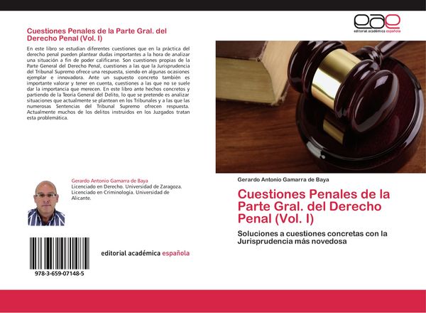Produktbild: Cuestiones Penales de la Parte Gral. del Derecho Penal (Vol. I)