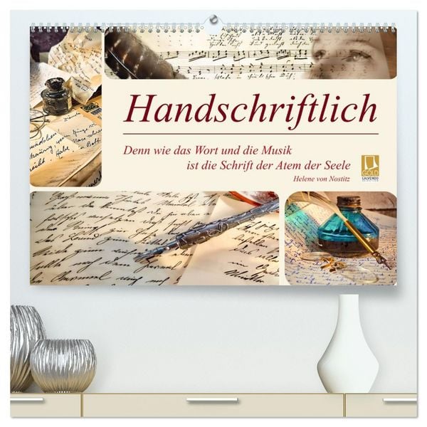 Produktbild: Handschriftlich (hochwertiger Premium Wandkalender 2027 DIN A2 quer), Kunstdruck in Hochglanz