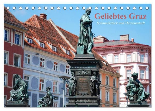 Produktbild: Geliebtes Graz. Schmuckst&uuml;ck und Herzensstadt (Tischkalender 2026 DIN A5 quer), CALVENDO Monatskalender
