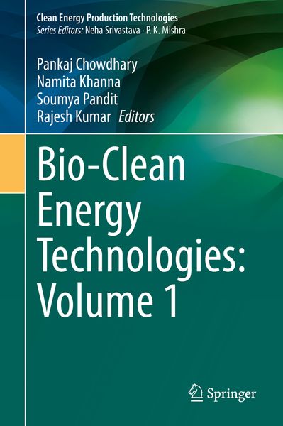 Produktbild: Bio-Clean Energy Technologies: Volume 1
