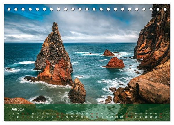 Produktbild: Madeira - Insel der Kontraste (Tischkalender 2027 DIN A5 quer), CALVENDO Monatskalender