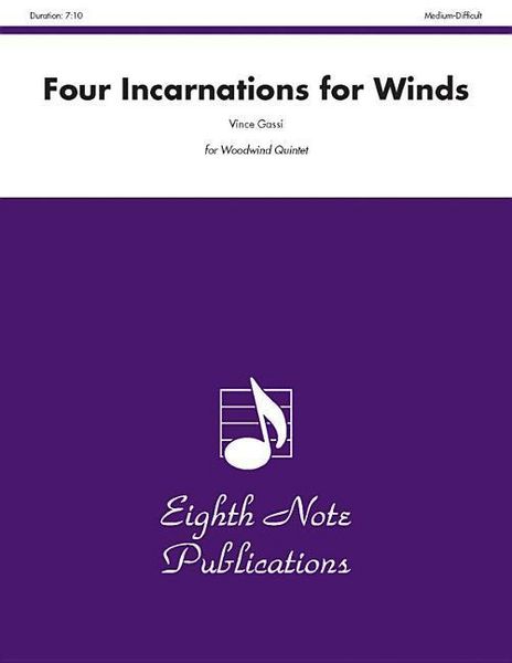 Produktbild: Gassi, V: Four Incarnations for Winds