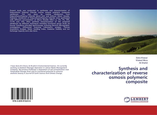 Produktbild: Synthesis and characterization of reverse osmosis polymeric composite
