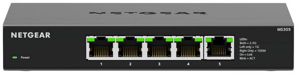 Produktbild: NETGEAR MS305-100EUS MS305 Netzwerk Switch RJ45 5 Port 2.5 GBit/s