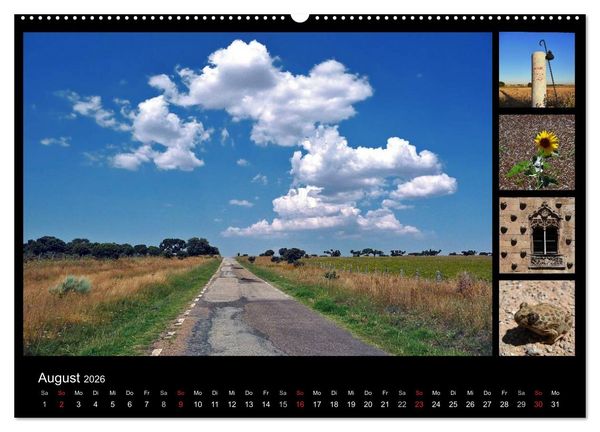 Produktbild: Via de la Plata - auf dem Jakobsweg von Sevilla nach Santiago (Wandkalender 2026 DIN A2 quer), CALVENDO Monatskalender