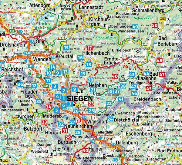 Produktbild: ROTHER Wanderf&uuml;hrer Siegerland und Wittgenstein