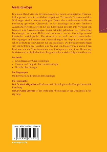 Produktbild: Grenzsoziologie