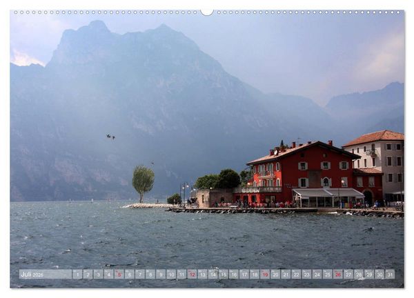 Produktbild: GARDASEE Von Arco ganz im Norden s&uuml;dw&auml;rts (hochwertiger Premium Wandkalender 2026 DIN A2 quer), Kunstdruck in Hochglanz