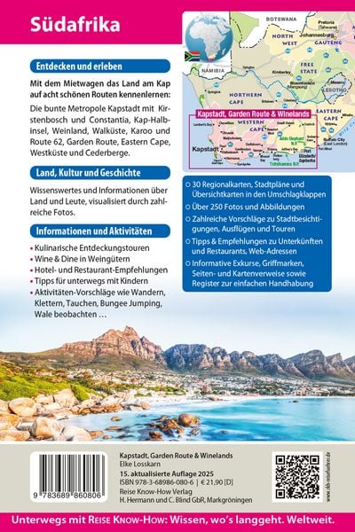Reise Know-How Reiseführer Südafrika – Kapstadt, Garden Route & Winelands