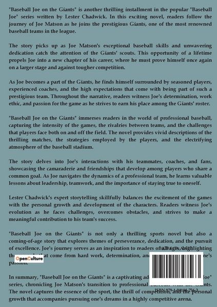 Produktbild: Baseball Joe on the Giants